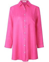 Peter Hahn - Lange Blouse 100% Linnen Van - Lyst