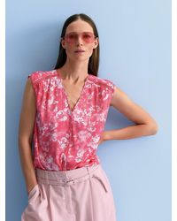 BOSS - Ärmellose Bluse Binadi, Gr. S - Lyst