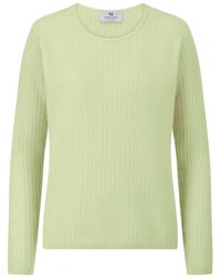 Peter Hahn - Rundhals-Pullover 1/1-Arm Aus 100% Kaschmir - Lyst