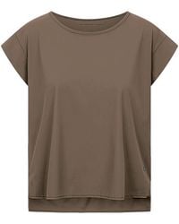 RAFFAELLO ROSSI - Rundhals-Shirt Grit - Lyst