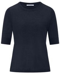 Peter Hahn - Rundhals-Pullover 1/2-Arm - Lyst