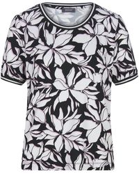 Basler - Leicht Tailliertes Rundhals-Shirt - Lyst