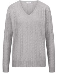 Peter Hahn - V-Pullover Aus 100% Kaschmir - Lyst