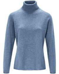 Peter Hahn - Rollkragen-Pullover Aus Schurwolle Und Kaschmir - Lyst