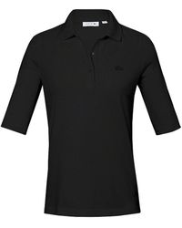 Lacoste - Polo-shirt mit langem 1/2-arm, , gr. 36, baumwolle - Lyst