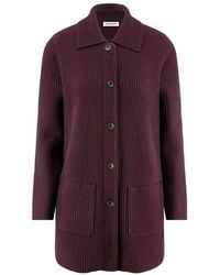 Peter Hahn - Long-Strickjacke Aus Schurwolle Und Kaschmir - Lyst