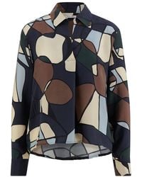 Peter Hahn - Bluse V-Ausschnitt - Lyst