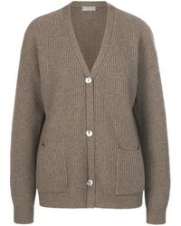 Damen Bekleidung Pullover und Strickwaren Strickjacken include Strickjacke aus 100% kaschmir in Natur 