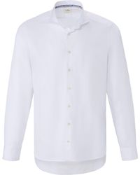 Pure Hemd aus 100% baumwolle - Weiß