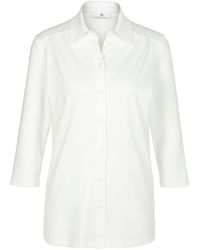 Peter Hahn - Jersey-Bluse 3/4-Arm - Lyst