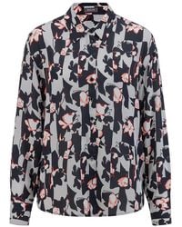 Basler - Long-Bluse Mit Überschnittener Schulter, Gr. S - Lyst