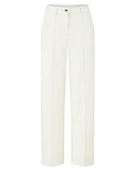 Basler - Enkellange Wide Fit-Broek Van - Lyst