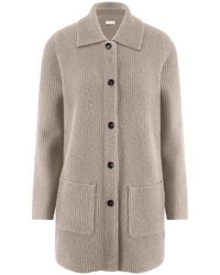include - Long-Strickjacke - Lyst