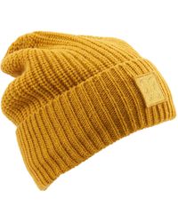 Damen Accessoires Hüte Codello Fleece Mütze in Lila Caps & Mützen 
