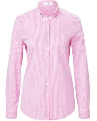 Peter Hahn - Blouse Button-Downkraag Van - Lyst
