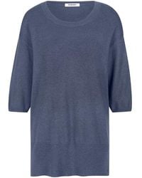include - Rundhals-Pullover Aus Kaschmir Und Seide - Lyst