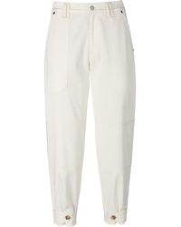 DAY.LIKE Le pantalon 7/8 jambes larges taille 19 - Blanc