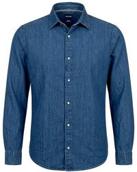 Olymp - Jeans-Hemd Regular Fit - Lyst