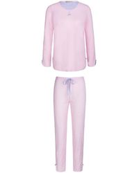 Hautnah Schlafanzug in Pink Damen Bekleidung Nachtwäsche Schlafanzüge 