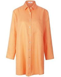 Peter Hahn - Lange Blouse 100% Linnen Van - Lyst