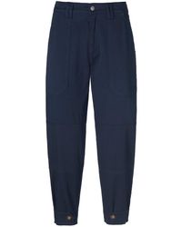 DAY.LIKE Baumwolle Wide fit-7/8-hose in Blau Damen Bekleidung Hosen und Chinos Ausgestellte und Palazzo Hosen 