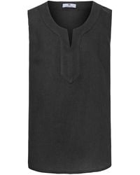 Peter Hahn - Blusen-Top Aus 100% Leinen - Lyst