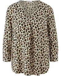 Peter Hahn - Bluse V-Ausschnitt - Lyst