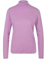Peter Hahn - Rollkragen-Pullover Aus Schurwolle Und Kaschmir - Lyst