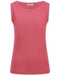 efixelle - Rundhals-Top - Lyst