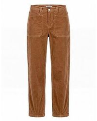 Peter Hahn - Enkellange Cord Broek Van - Lyst