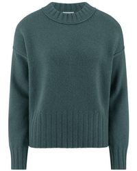 Peter Hahn - Rundhals-Pullover Aus Schurwolle Und Kaschmir - Lyst