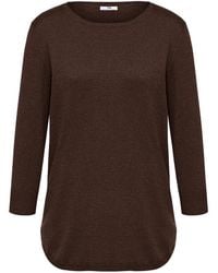 Peter Hahn - Rundhals-pullover aus seide und kaschmir, , gr. 38, seide - Lyst