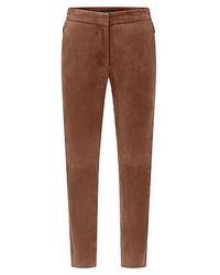 Fadenmeister Berlin - Leren Broek Geitensuèdeleer Van - Lyst