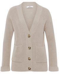 Peter Hahn - Strickjacke V-Ausschnitt - Lyst