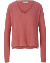 include - V-Pullover Aus 100% Premium-Kaschmir - Lyst