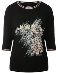 Basler - Leicht Tailliertes Rundhals-Shirt - Lyst