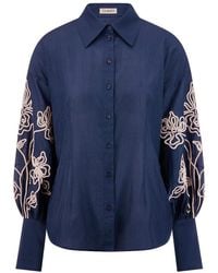 TALBOT RUNHOF X PETER HAHN - Bluse - Lyst