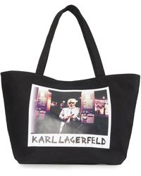 Karl Lagerfeld Shopper - Schwarz
