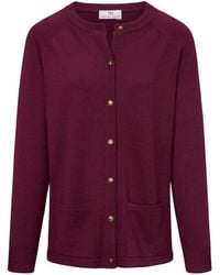 Peter Hahn - Strickjacke aus 100%schurwolle pure tasmanian wool, , gr. 36, schurwolle - Lyst