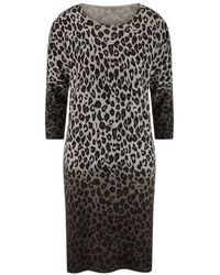 Peter Hahn - Strickkleid Aus Schurwolle Und Kaschmir Aussch - Lyst