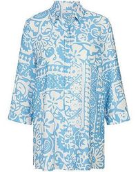Peter Hahn - Lange Blouse 3/4-Mouwen Van - Lyst