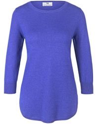 Peter Hahn Seide/Kaschmir - Rundhals-Pullover Aus Seide Und Kaschmir - Lyst