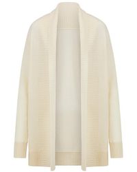 Peter Hahn - Long-Strickjacke Aus Schurwolle Und Kaschmir - Lyst