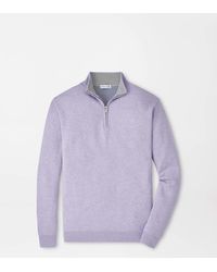 Peter Millar - Coolspun Lite Cotton Quarter-Zip Jumper - Lyst