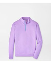 Peter Millar - Perth Basketweave Performance Quarter-Zip - Lyst