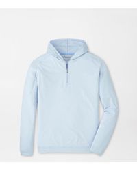 Peter Millar - Pine Performance Quarter-Zip Hoodie - Lyst