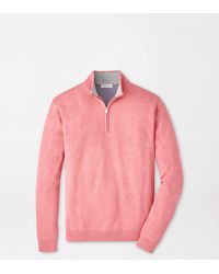 Peter Millar - Coolspun Lite Cotton Quarter-Zip Jumper - Lyst