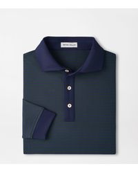 Peter Millar - Lyons Stripe Performance Jersey Long-Sleeve Polo - Lyst