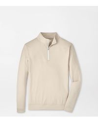 Peter Millar - Perth Mélange Performance Quarter-Zip - Lyst