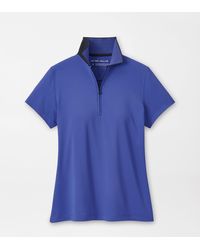 Peter Millar - Keswick Zip Neck Short-Sleeve Polo - Lyst